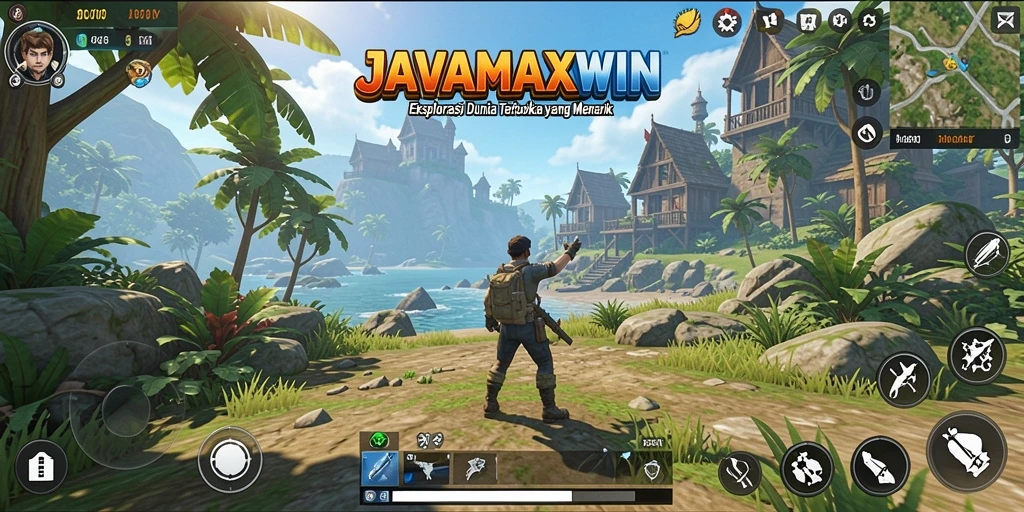 Tampilan menarik dari gameplay Open World JAVAMAXWIN yang mengesankan.
