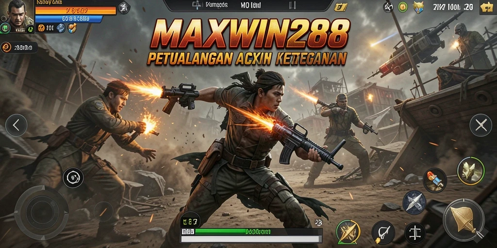 Tampilan aksi seru di <strong>MAXWIN288</strong> saat pemain bertempur.