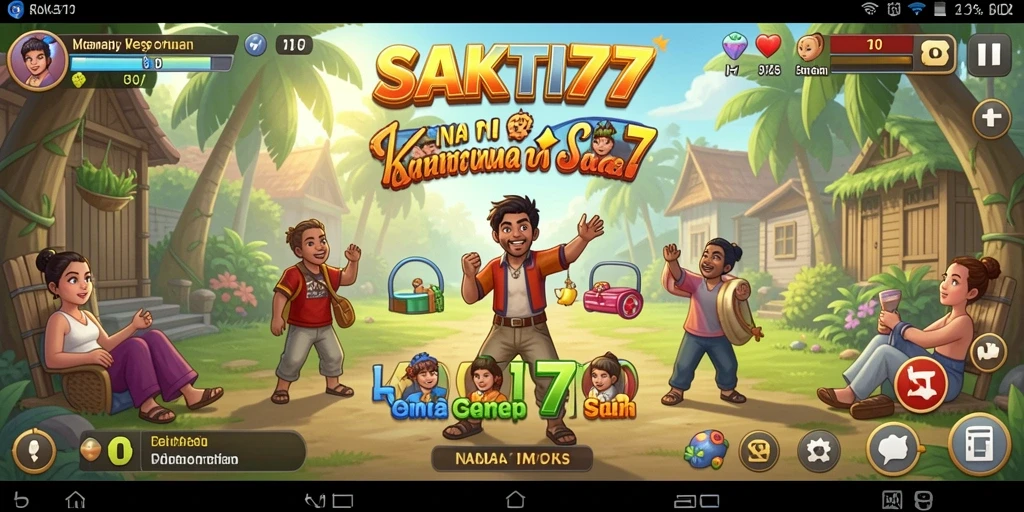 Tampilan menarik dari gameplay SAKTI77 yang seru dan menyenangkan.