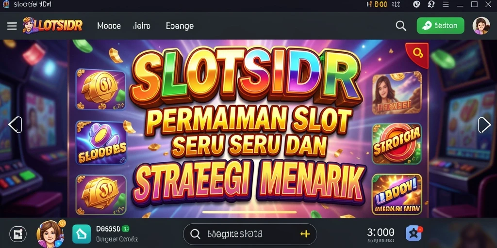 Tampilan gameplay SLOTSIDR yang menarik dan seru.