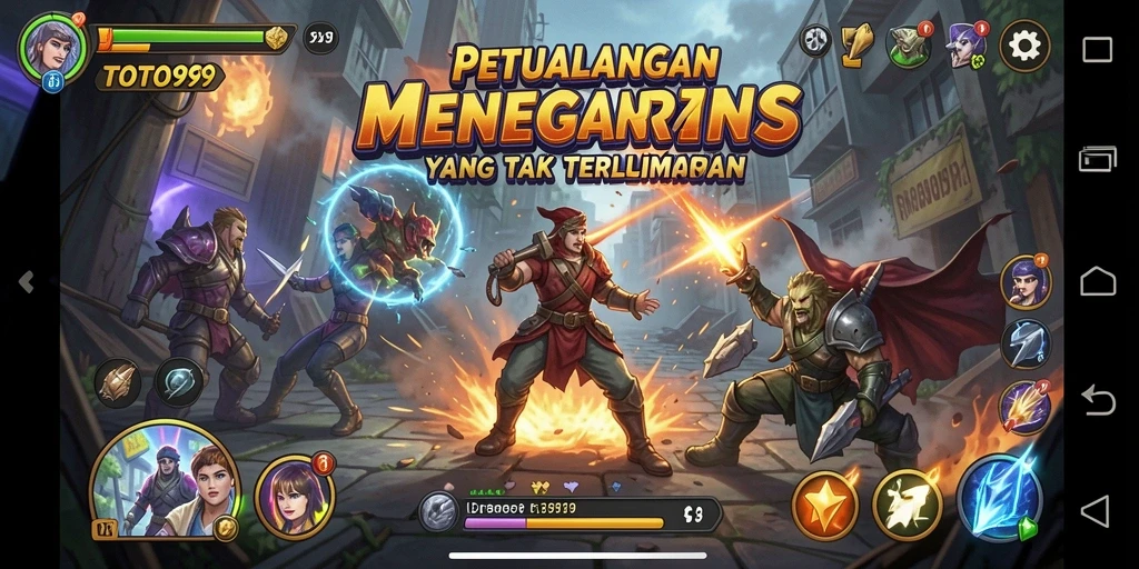 Screenshot gameplay TOTO99 menampilkan petualangan seru di dunia terbuka.