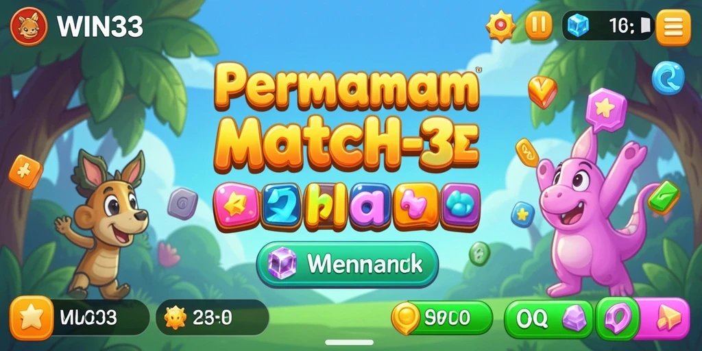 Screenshot gameplay WIN33 yang penuh warna dan menyenangkan.